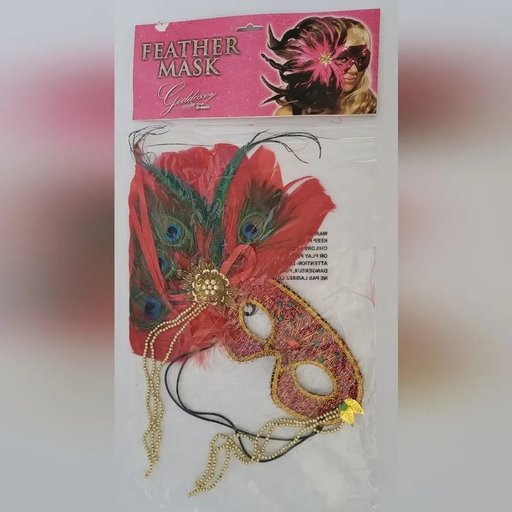 Red Feather Mask